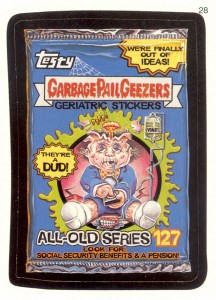 Wacky Packages Adam Bomb Card