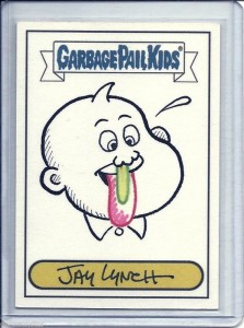 Garbage Pail Kids ANS4 Sketch Card Example